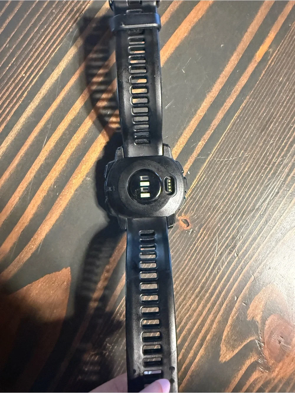Garmin Black Instinct Solar Adventure Smartwatch with Charging Cable